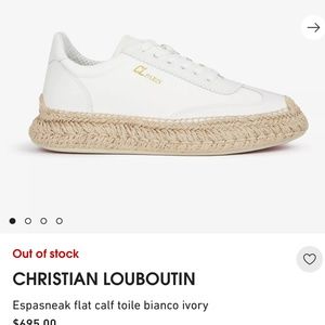Christian Louboutin Espadrille Platform Sneakers